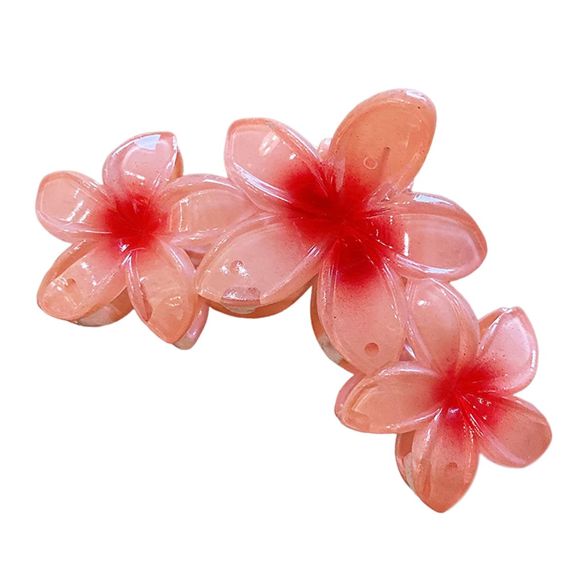 Flower Shape Hair Claw Strong Grip Anti-slip Hair Clip Shower Back Head Hair Clip Vacation Hair Accessories_voghion.com