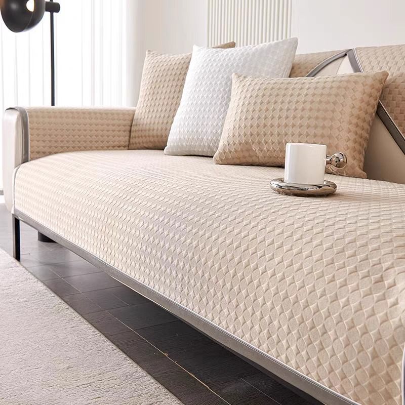 Verkoelende bamboe bankkussenhoes – Ademend en antislip zomerzitkussen voor hoekbanken (meerdere maten en kleuren, minimalistisch ontwerp)_voghion.com