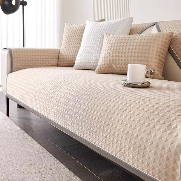 Verkoelende bamboe bankkussenhoes – Ademend en antislip zomerzitkussen voor hoekbanken (meerdere maten en kleuren, minimalistisch ontwerp)_voghion.com