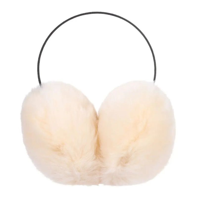 Orejeras de felpa cálidas para mujer, bolsa con orejas de piel de conejo sintética, protección a prueba de frío, bonitas_voghion.com