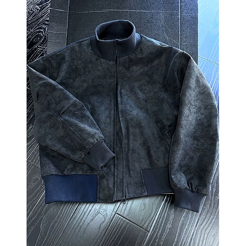 CleanFit Bomberjacke – Fliegerjacke aus Used-Look-PU-Leder für Herren (M-XXXL)_voghion.com