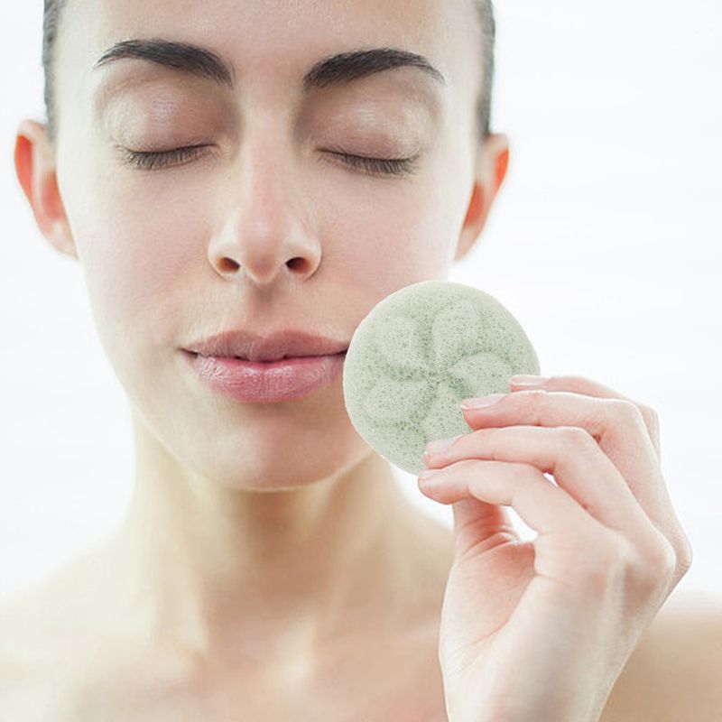Gesichtsreiniger Hautwäscher Schwamm Gesichtsschwämme zum Reinigen und Peeling_voghion.com