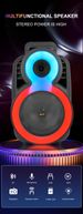 ZQS8163RGB Lantern Stereo õues karaoke kodune mikrofon integreeritud Bluetooth väike kõlar_voghion.com