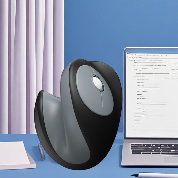 Hot Selling Mobiele Ergonomische Dual Mode Driekanaals Stille Verticale Draadloze Muis_voghion.com