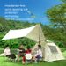 Outdoor Camping No-Installation Sun Protection Large Canopy Two-in-One Quick-Open Rainproof Picnic Shade Tent_voghion.com