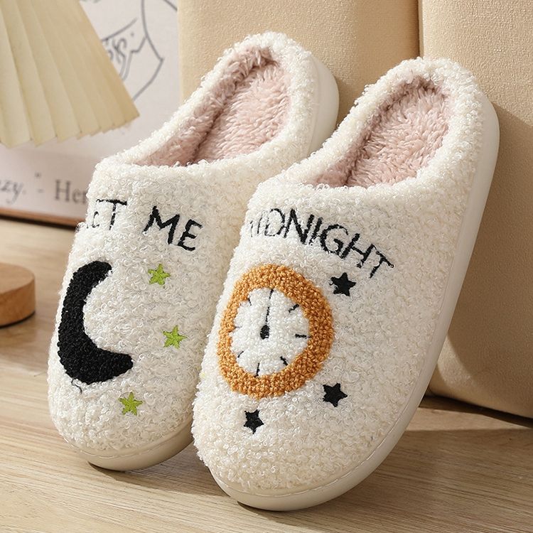 Moud Corduroy Kräizband Heempantoffelen Fraen Hierscht Wanter Waarm Plüsch Slides Männer Indoor Schlofkummer Weich Sohle Kotteng Pantoffelen S035_voghion.com