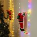 LED Christmas Ladder Lights With Remote Control - 6-Step Santa Claus Decoration For Indoor & Outdoor Holiday Decor_voghion.com