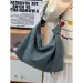 Large Capacity Lazy Style Denim Canvas For Women Loose Feel Underarm Commuter Crossbody Bag_voghion.com