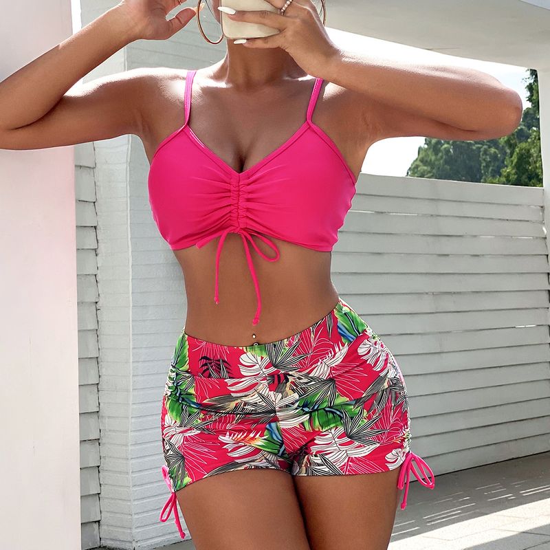 Maillot de bain bikini sexy à bretelles et cordon de serrage pour femme, nouvelle collection 2024_voghion.com