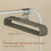 Household No Trace Cabinet Inner Special Organizer Recommended Non-Slip Flocking Drying Bedroom Extra Thick Pants Hanger_voghion.com