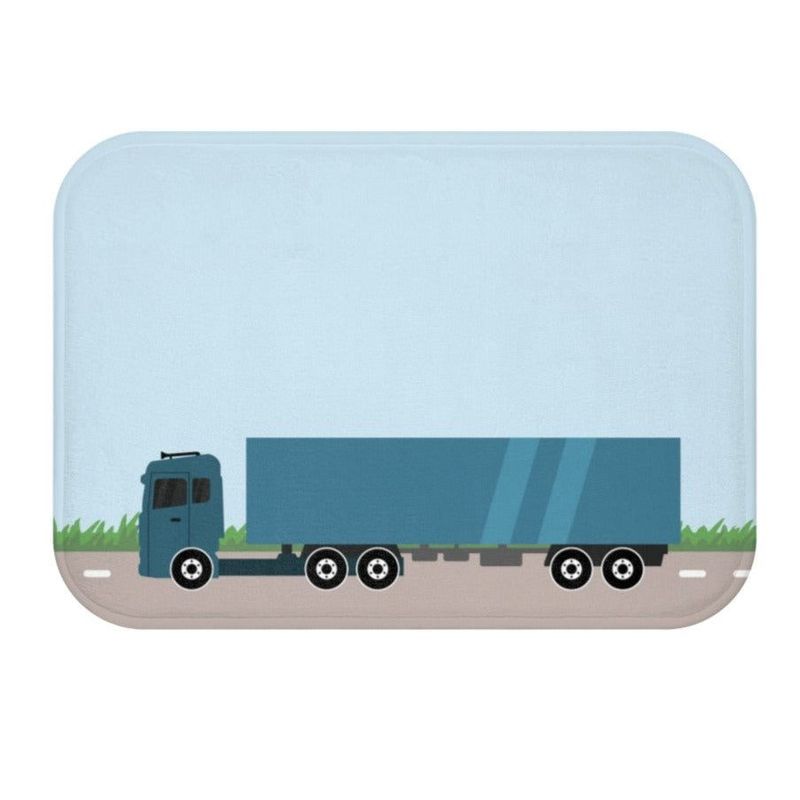 Truck On The Road Bath Mat Dropshipping Products_voghion.com