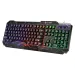 104-key Mechanical Wired Gaming Keyboard With RGB Backlit Color And Mouse Set, Black Crackle Waterproof Computer Keyboard_voghion.com