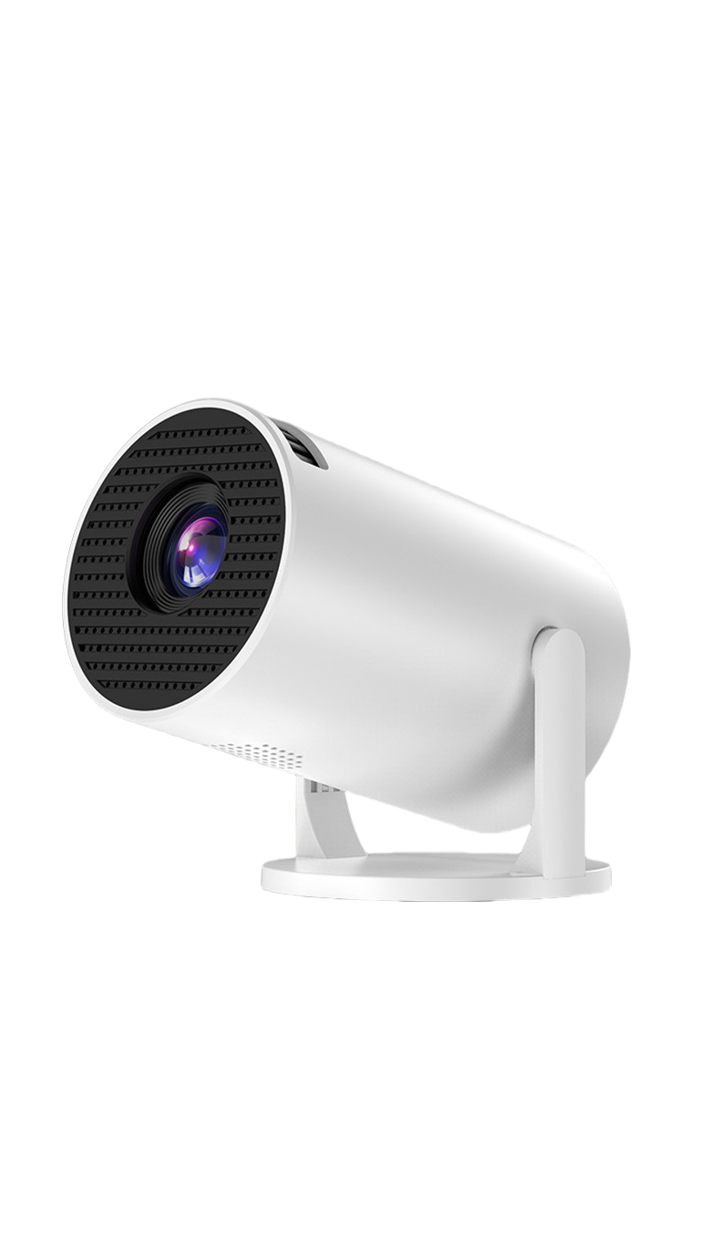 Y200 Mini Projector - 240 ° Rotating PTZ | Four Corner Trapezoidal Correction Wireless Screen Projection High Definition Outdoor Camping Home Theater_voghion.com