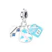 Hot Selling 925 Sterling Silver Travel Style Blue Car Charms Beads Pendant FIT Bracelet Necklace Diy For Women Jewelry_voghion.com