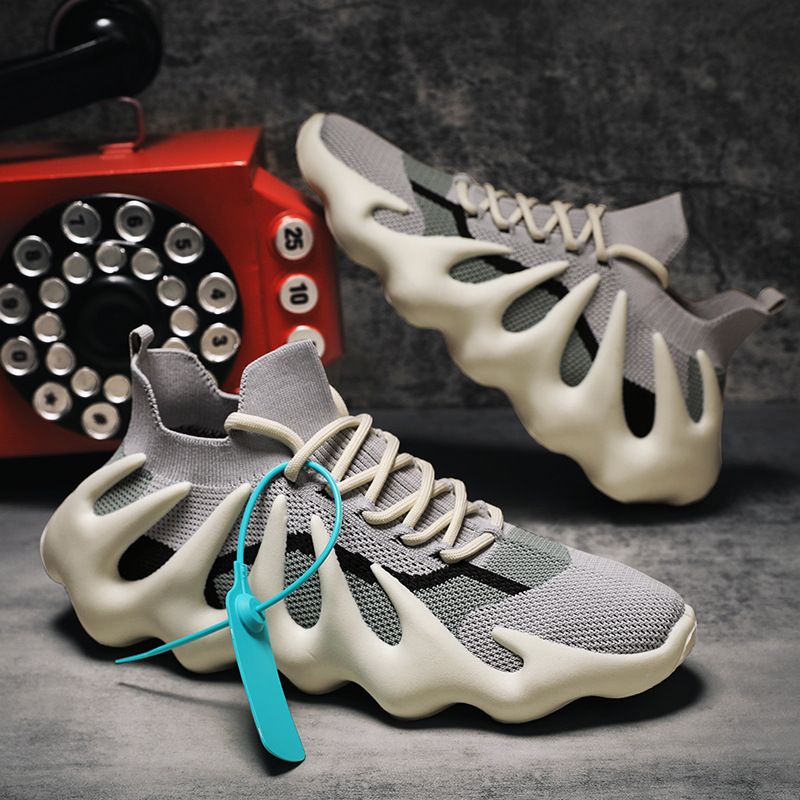 2023 Sommer neue Herren Sportschuhe Studenten Vance Kokosnuss Schuhe atmungsaktiv fliegendes Mesh Casual Running trendige Schuhe_voghion.com