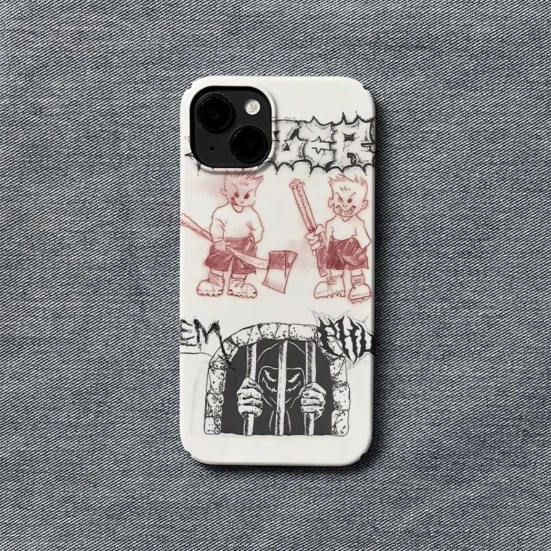Sketches 16Promax Phone 15Pro Fun 13 Trendy 14 Personalized 13/12 Hard Case 11_voghion.com