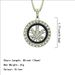 European And American HipHop Maple Leaf Wheel Pendant Necklace Personalized Men's Fashion Trendy Rotating Pendant Accessories_voghion.com