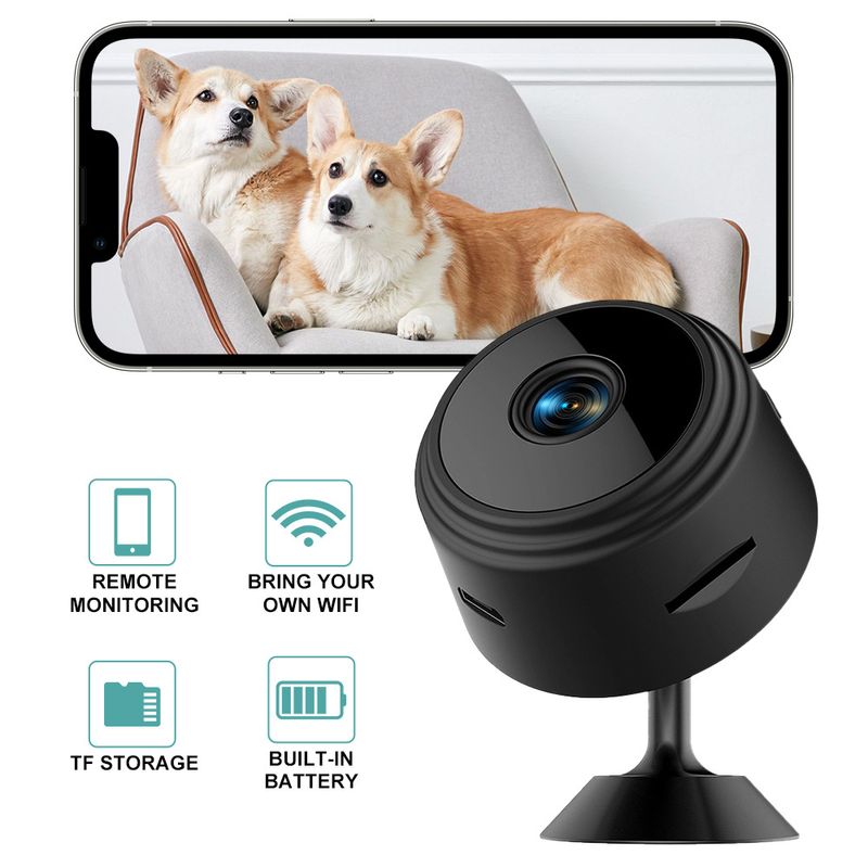 A9 Camera Hd Camera Outdoor Sports Camera Camcorder Wireless Wifi Night Vision Home Security Monitoring_voghion.com