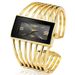 New Style Hollow Wrist Creative Rectangular Dial Ladies Versatile Quartz Women's Watch_voghion.com