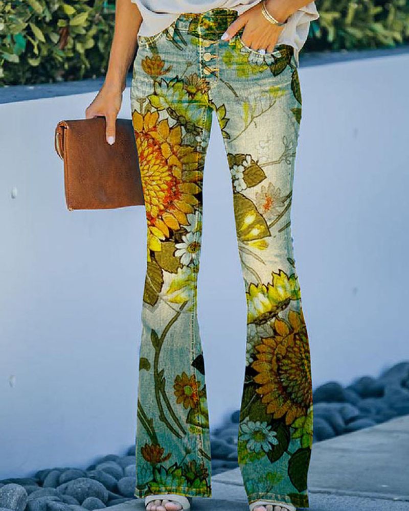 pantaloni casual da donna di grandi dimensioni jeans sottili_voghion.com