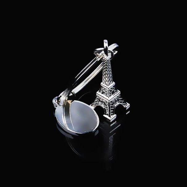 Unisex Eiffel Tower Key Chain Badminton Racket Key Chain Travel Souvenir Merchandise Key Chain_voghion.com