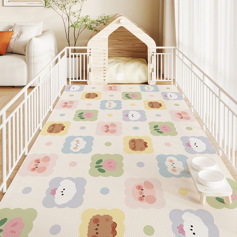 Tapis de parc pour chien en PVC imperméable et anti-urine, adapté aux animaux de compagnie, sans lavage, sans nettoyage, antidérapant_voghion.com