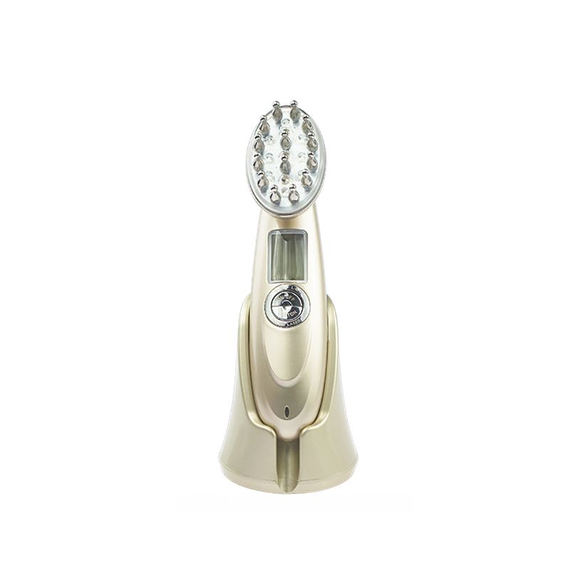 Pettine elettrico per la crescita dei capelli, terapia di massaggio anti-perdita di capelli, massaggio con vibrazione a infrarossi RF a luce rossa EMS_voghion.com
