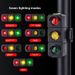 New Bicycle Tri-Color Chanin LED Creative Tail Liht Type-C Charin Red Yellow Green Niht Ridin Lon Battery_voghion.com
