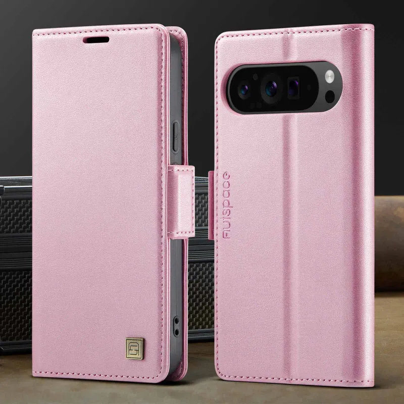Flip Wallet Magnetic Phone Case for Google Pixel 9 Pro XL 8A 8 RFID Blocking Retro PU Nahast pesa hoidiku põrutuskindel kate_voghion.com