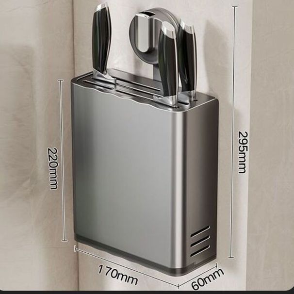 Meiread Keuken Zuignaphouder Huishoudelijk Rek Wandmontage Multifunctionele Messenopslag Wandplank_voghion.com