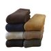 Autumn and winter solid color thick wool socks men and women mid tube socks thick warm terry socks long socks towel socks wholesale_voghion.com