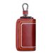 2021 Multifunctional Genuine Leather Zipper Unisex Case Fashionable Waist Hanging Car Key Holder_voghion.com