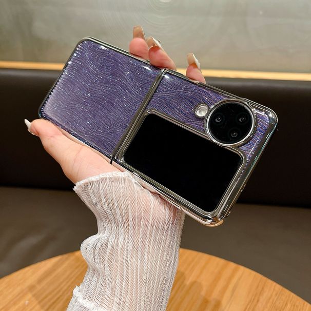 Für Oppo Find N2 N3 Flip Luxus süße leichte dünne Welle Glitter Telefon Fall Abdeckung_voghion.com