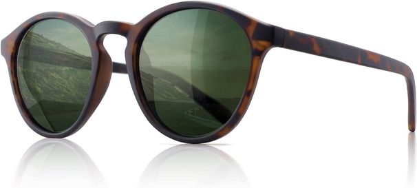 Occhiali da sole rotondi vintage polarizzati retrò da donna con montatura in TR90 per protezione UV400_voghion.com