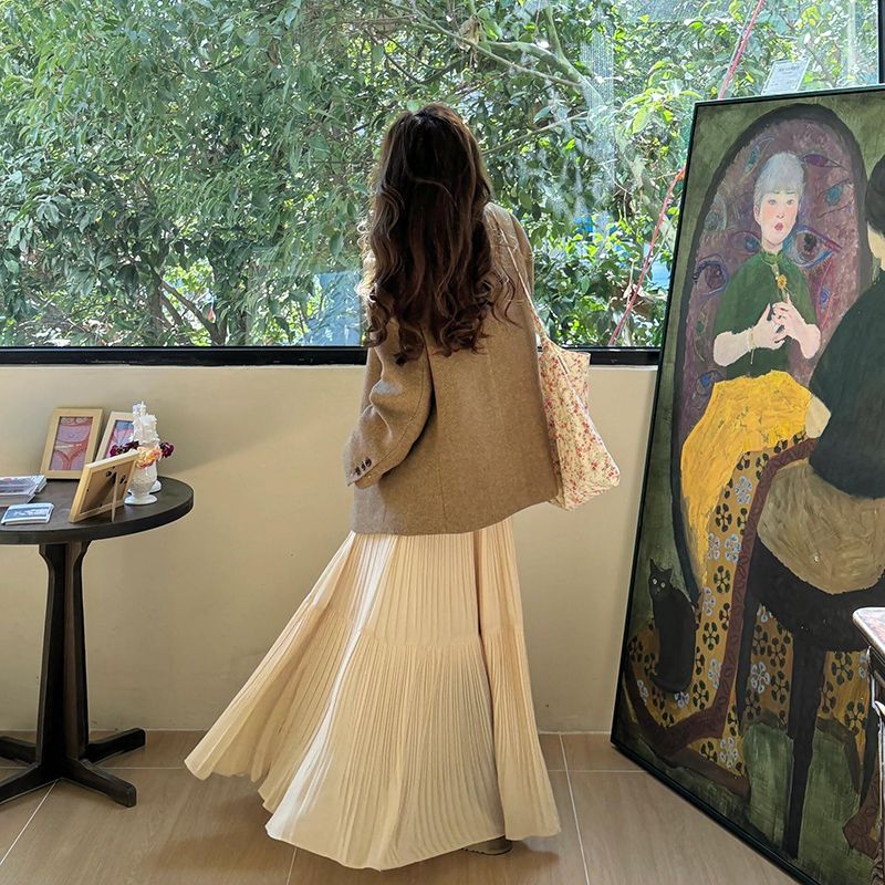 Modny damski żakiet na jesień 2025 r. Super popularny nowy styl wysokiej klasy garnitur dla osób o niskim wzroście na wczesną wiosnę_voghion.com