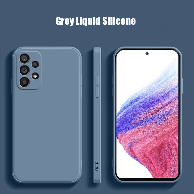 Capa de silicone líquido para Samsung Galaxy A54 A53 A52 5G A52S A33 A13 A32 A22 A23 A21S A51 A71 A12 A73 A72 A14 A34 5G macio_voghion.com