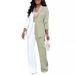 Women Niche Design Contrast Color Button Long Sleeve Suit Jacket Slim Loose Spring New Suit Sets_voghion.com