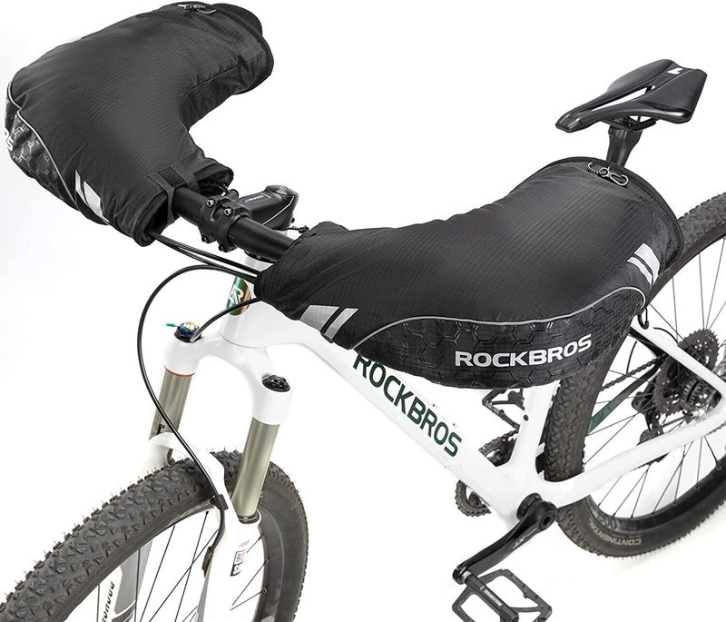 ROCKBROS Winter Fahrrad Lenker Abdeckungen MTB Motorrad Winddicht_voghion.com