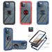 Suitable For IPhone 15 Promax New Border Three In One Ring Holder, Car Magnetic Suction Phone Case_voghion.com