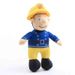 Fireman Sam Plush Toy Firefighter Soft Stuffed Doll 25cm Figure Kids Xmas Gift_voghion.com