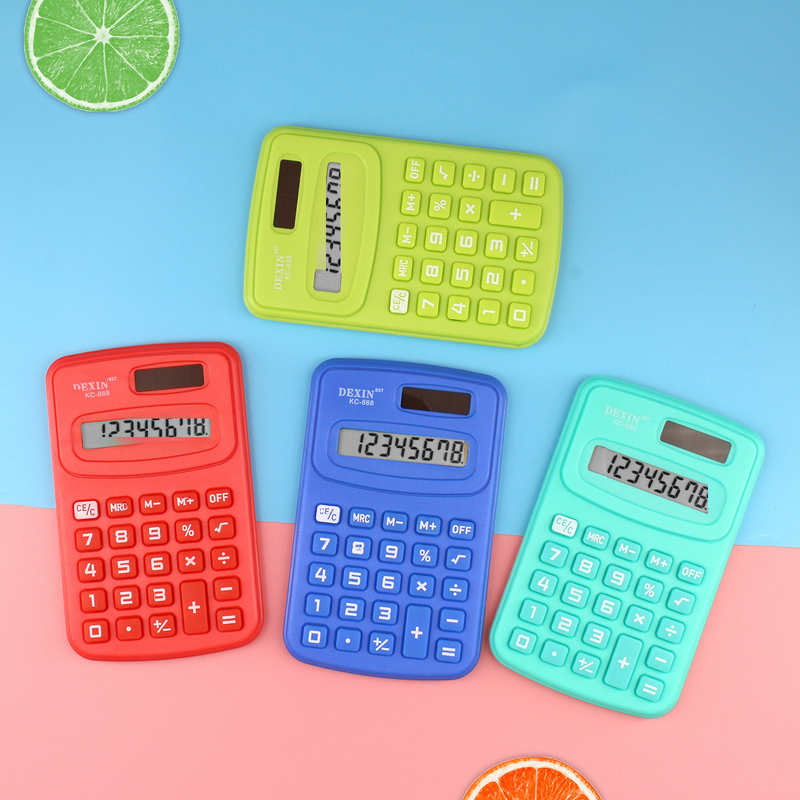 Calculator Mini 888 Color Pocket Portable Computer Calculator for Primary School Students Wholesale_voghion.com