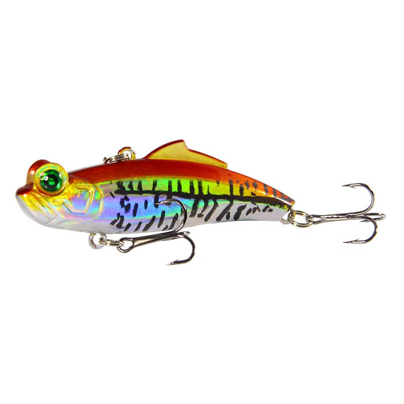 Momeală nouă cu inel de mărgele, scufundare Vib6.5CM/12.5G, momeală metalică pentru pești, simulare, momeală dură, echipamente de pescuit_voghion.com