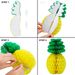 Ananas-Wabenball, Ananas-Papierwaben, Obstwabendekoration, Hawaii-Partydekoration, kreativ geformter Blumenball_voghion.com