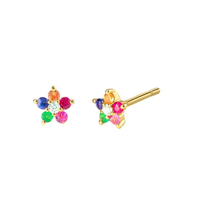 1 paio di eleganti orecchini pendenti in ottone con zirconi a forma di cuore e fiocco intarsiato da donna_voghion.com
