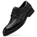Herren-Schuhe aus Leder mit spitzer Zehenpartie, Freizeitschuhe für Herren_voghion.com