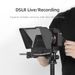 „Pronstoor“ telefono ir DSLR įrašymo mini teleprompteris nešiojamas įrašymo įrenginys mobilus teleprompteris artefaktų vaizdo įrašas su nuotolinio valdymo pultu_voghion.com