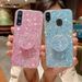 Shiny Glitter Gypsophila Custodia per supporto per telefono per Samsung Galaxy A10 A20 A30 A50 A70 A10S A20S A02S A03S A03 Molle del Silicone_voghion.com