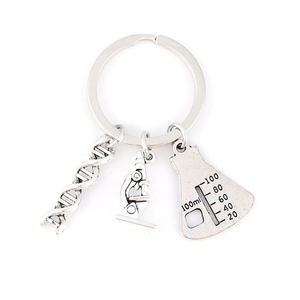Keychain 1 piece of Dr. Molecular DNA Microscope Keychain_voghion.com