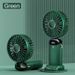 Mini Hand-held Fan Portable Folding Desk Fan Cooler Cooling USB Rechargeable Fan_voghion.com