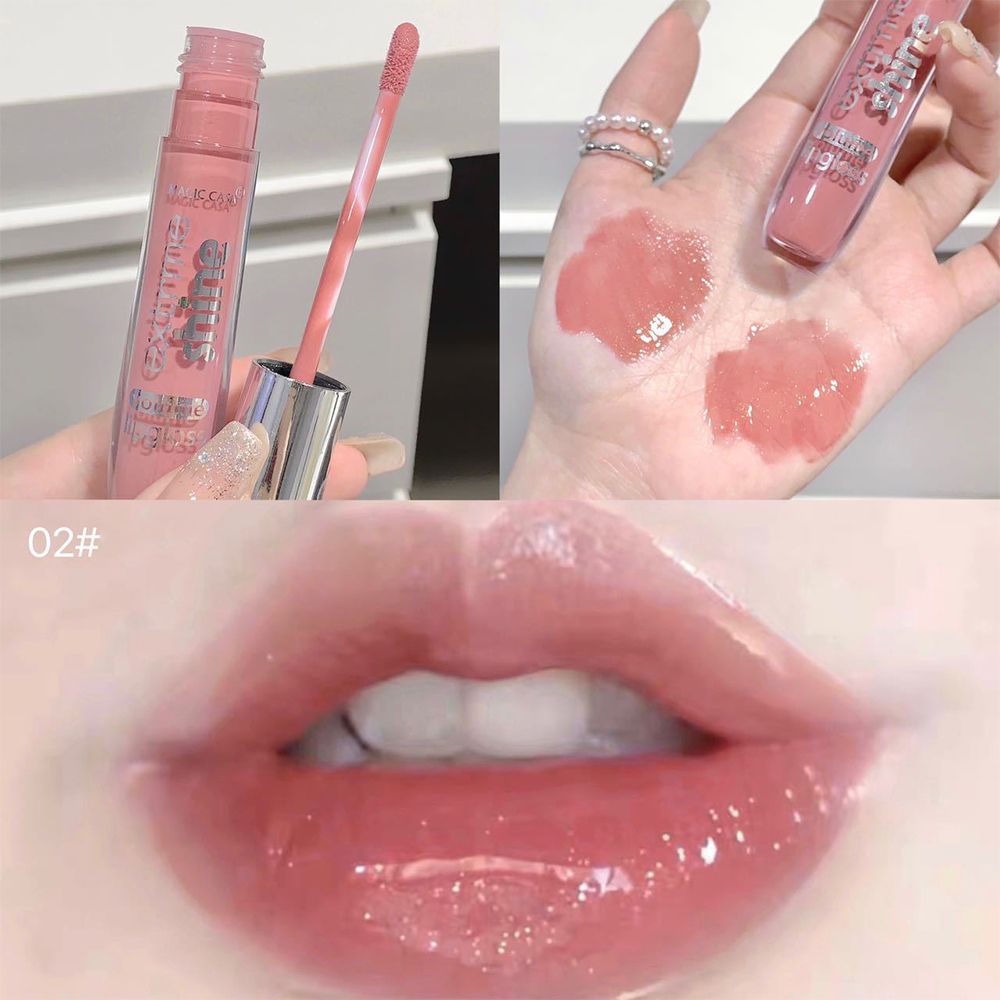 Spiegelperlen-Glitzer-Lipgloss, wasserfest, langlebig, feuchtigkeitsspendend, flüssiger Lippenstift, Glanz, Glitzer-Lipgloss-Stick_voghion.com